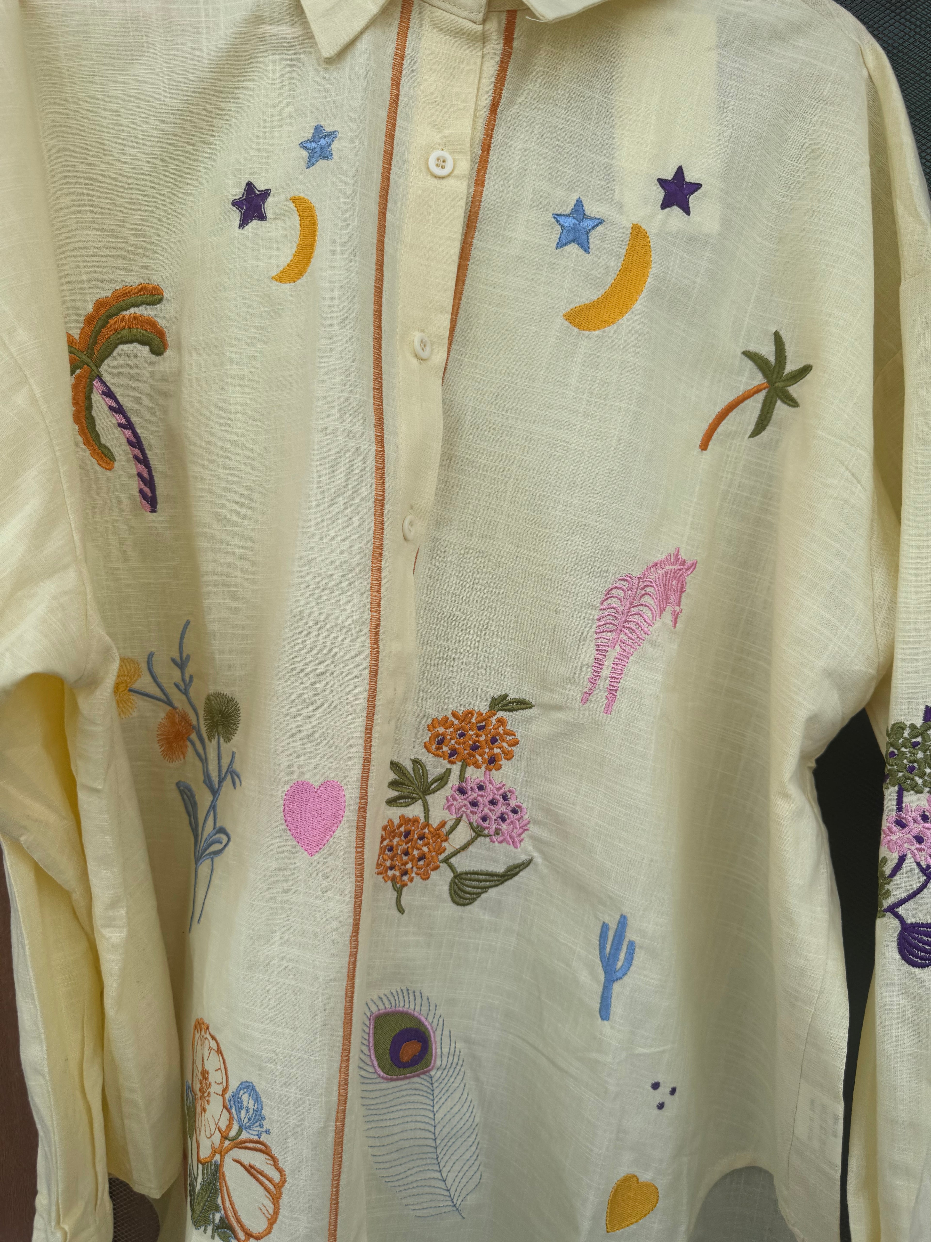 Sun Kissed Embroidered Shirt