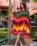Sunset Wave Chemise Dress