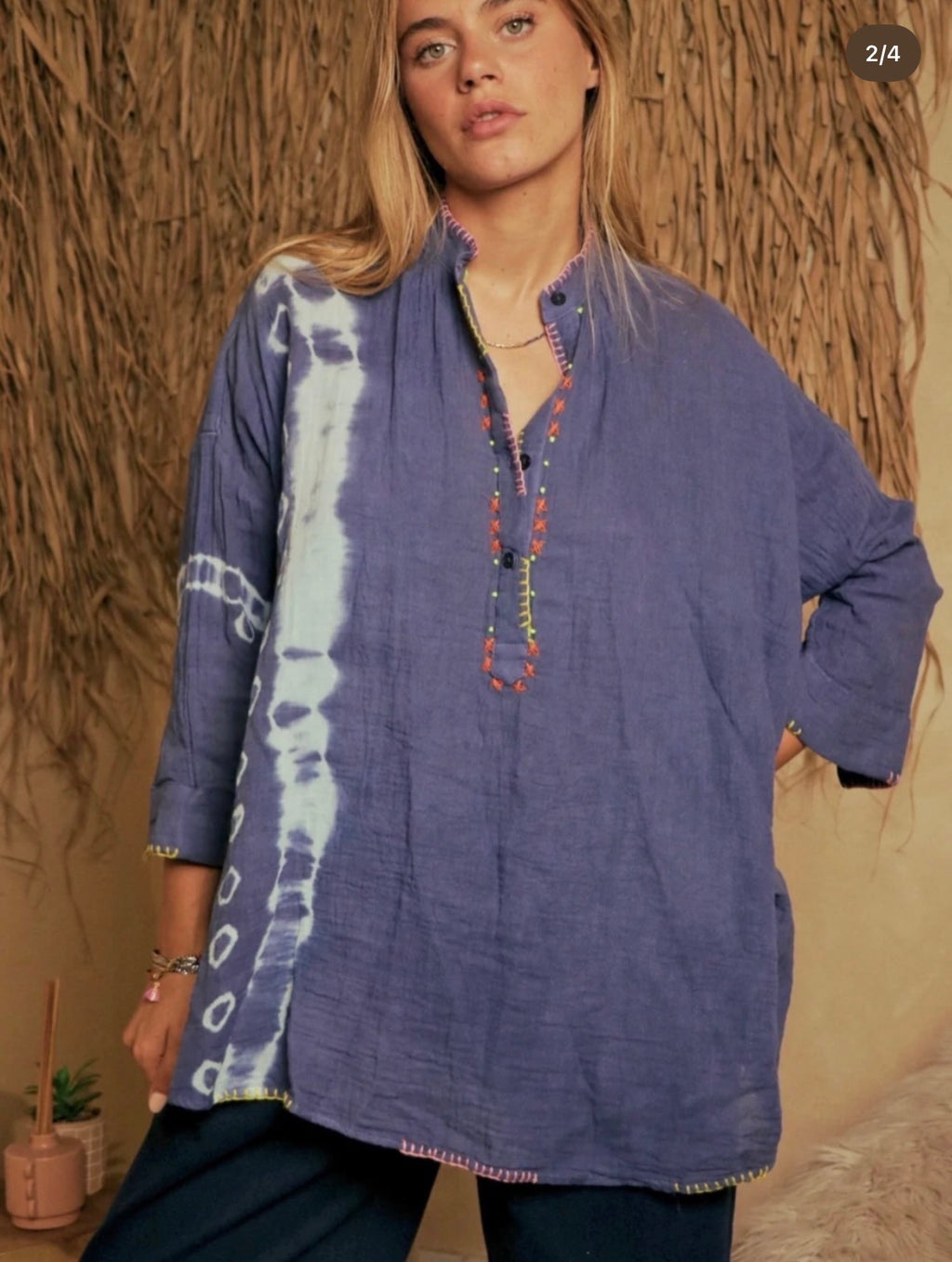 Lavender Stitch Shirt