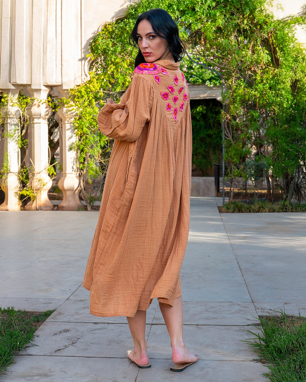  Burned Almond Shirt Dress