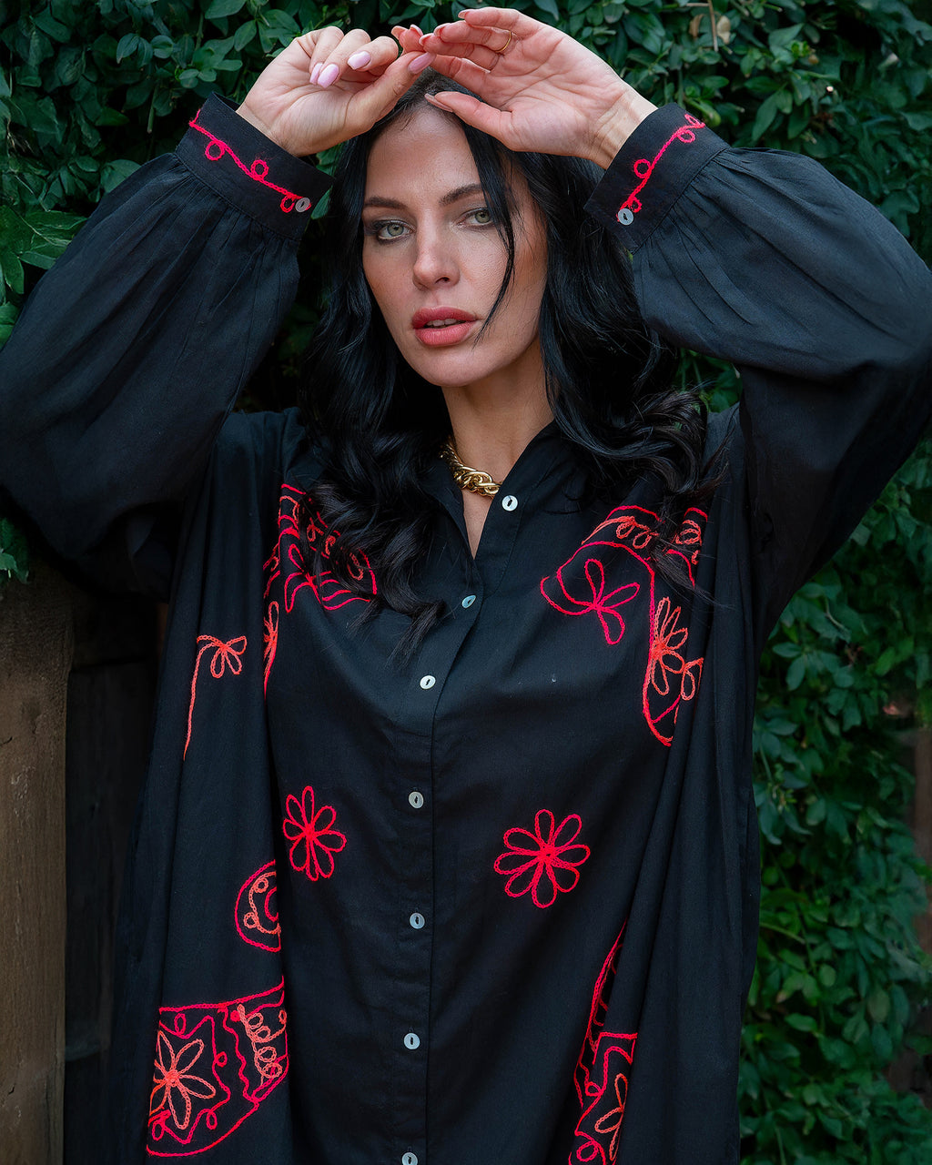 On The Go Shirt Dress