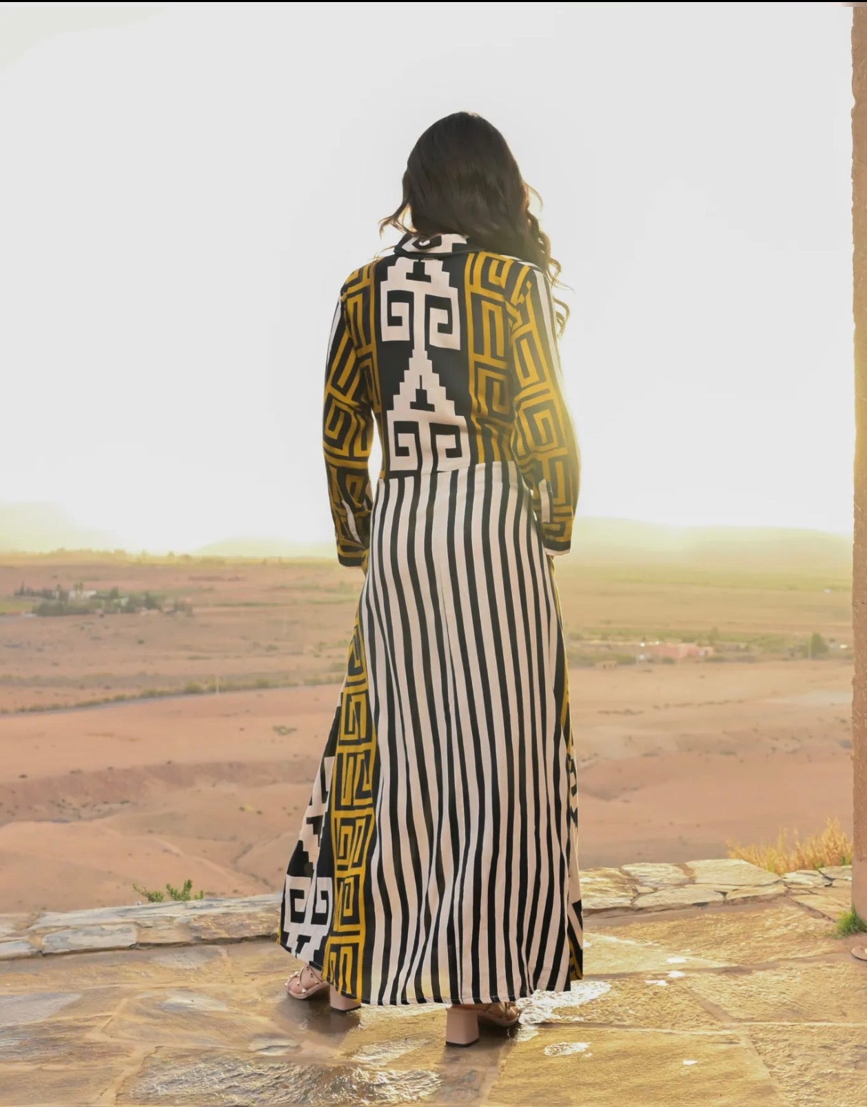 Golden Maze Dress