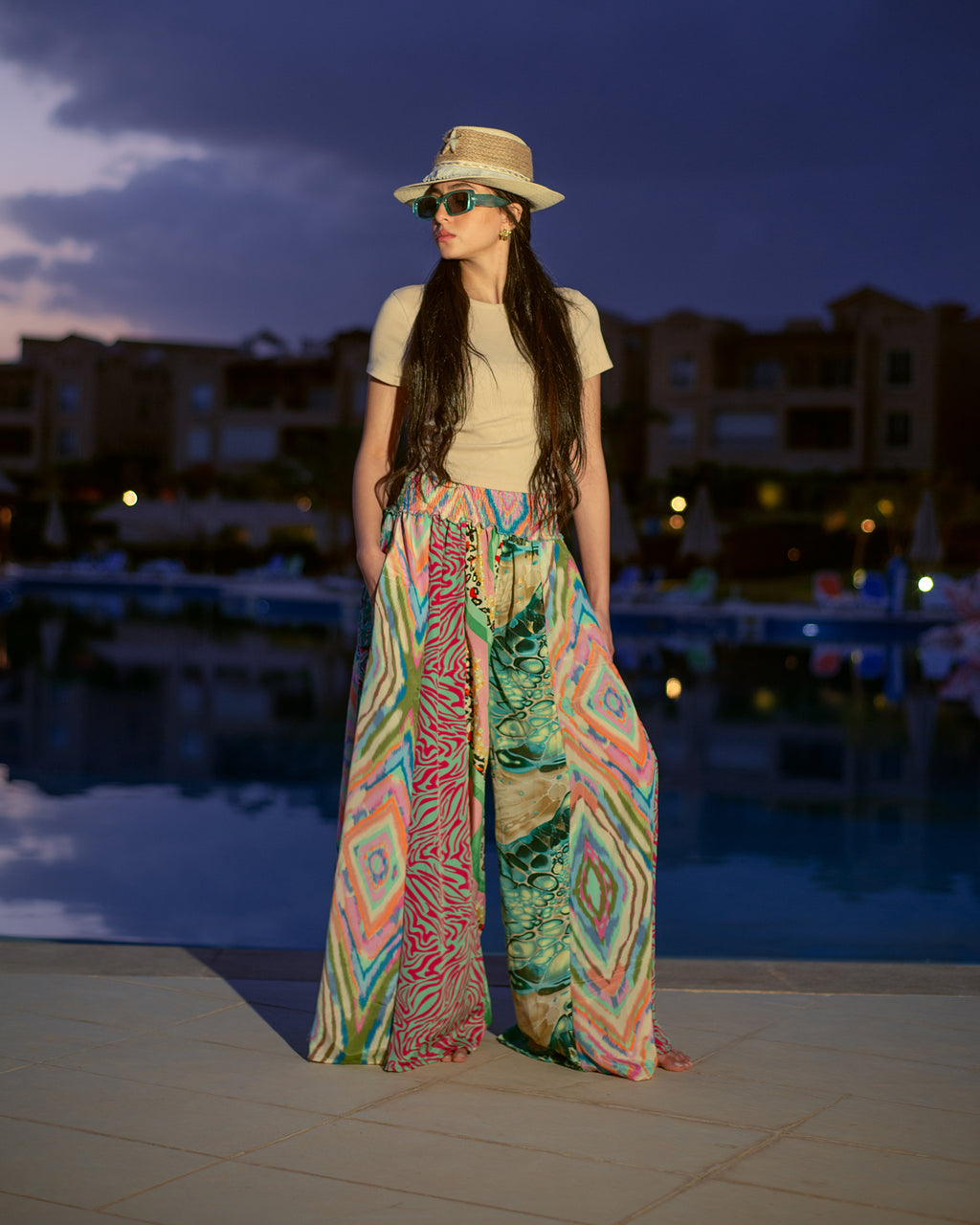 Palm Veil Mirage Pants